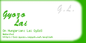 gyozo lai business card